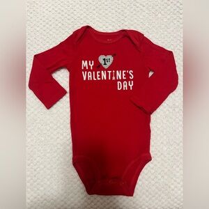 Carter's Red Valentine's Day Bodysuit